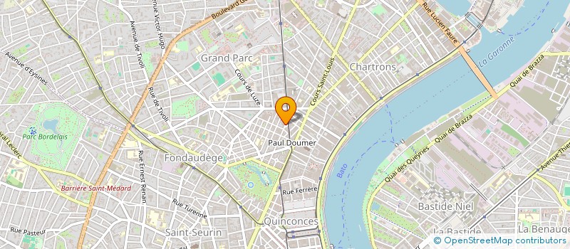 localisation de l'entreprise COM' IL VOUS PLAIT  BORDEAUX