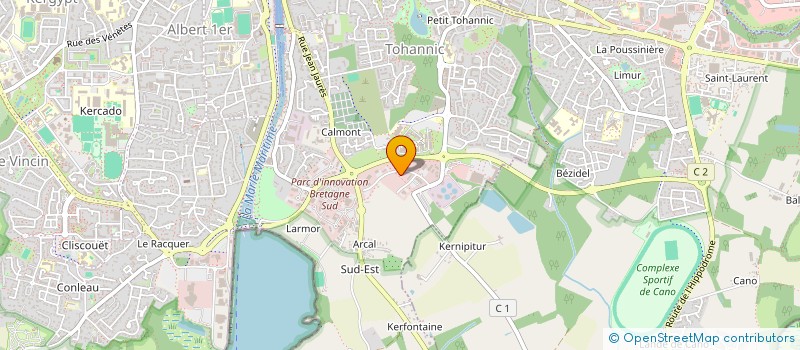 localisation de l'entreprise COM'ILES à VANNES
