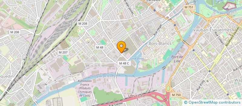 localisation de l'entreprise COM'IMMO à LILLE
