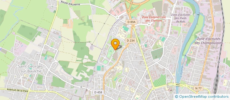 localisation de l'entreprise COM IMMOBILIER  AUGY