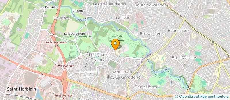 localisation de l'entreprise COM IMPACTS à SAINT-HERBLAIN