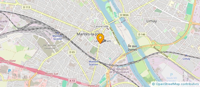 localisation de l'entreprise COM IN à MANTES-LA-JOLIE