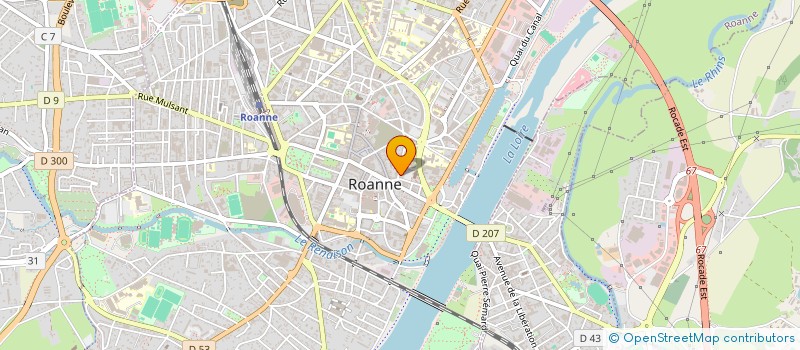 localisation de l'entreprise COM IN ALLEMAGNE  ROANNE