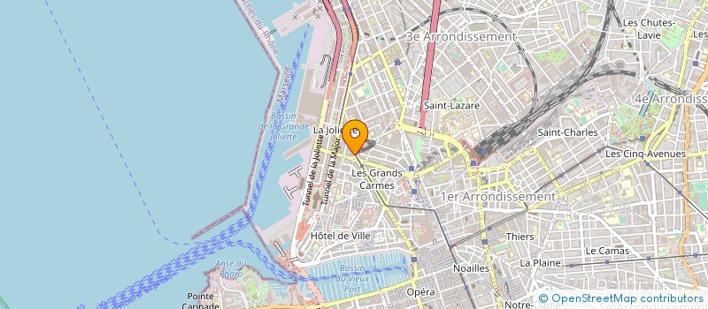 localisation de l'entreprise COM'IN MARSEILLE à MARSEILLE