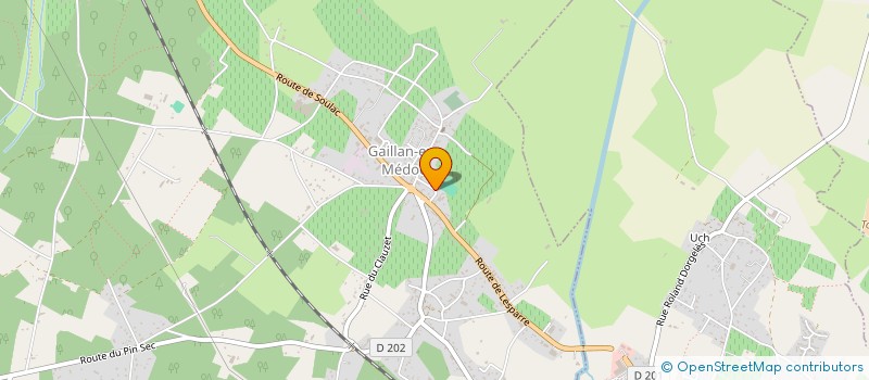 localisation de l'entreprise COM'IN MEDOC  GAILLAN-EN-MEDOC