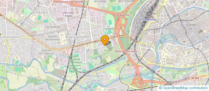 localisation de l'entreprise COM'INEDIT à STRASBOURG