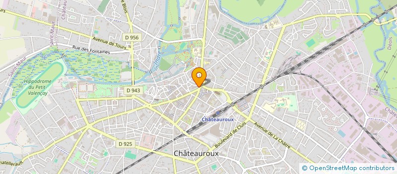 localisation de l'entreprise .COM INFORMATIQUE à CHATEAUROUX