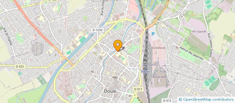 localisation de l'entreprise COM INTERDEP VALLEE SENSEE DOUAISIS  DOUAI