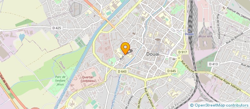 localisation de l'entreprise COM INTERPROFESSIONNEL LOGEMENT DOUAISIS à DOUAI