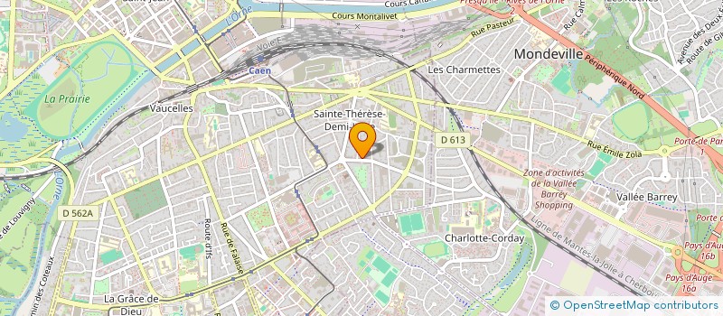 localisation de l'entreprise COM INTERSYNDICAL DEVELOPPEMNT REGION ECONOMIQUE à CAEN
