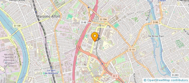 localisation de l'entreprise COM INVEST  CRETEIL