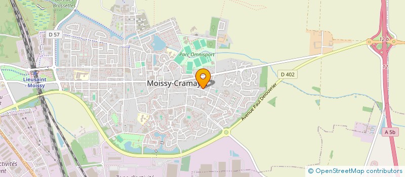 localisation de l'entreprise COM'IT à MOISSY-CRAMAYEL
