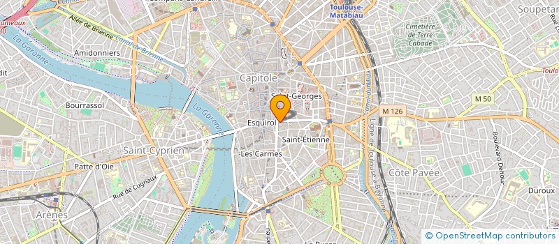 localisation de l'entreprise COM LA BOITE à TOULOUSE