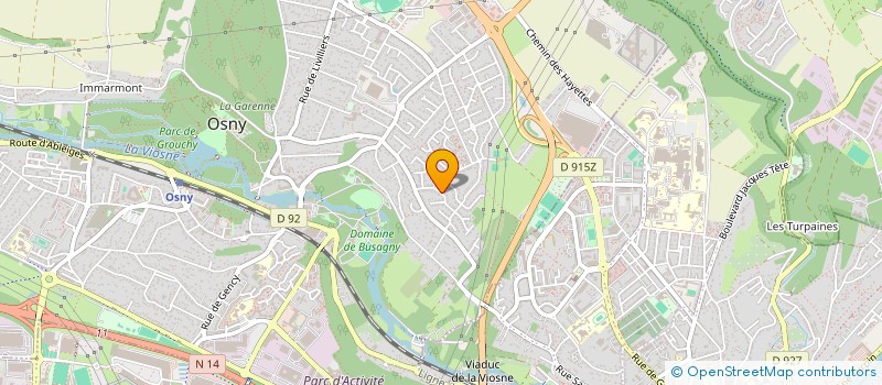 localisation de l'entreprise COM' LA NATURE  OSNY