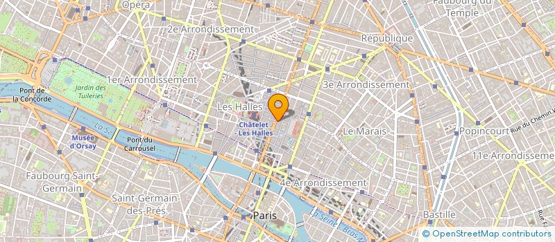localisation de l'entreprise COM'LAND à PARIS