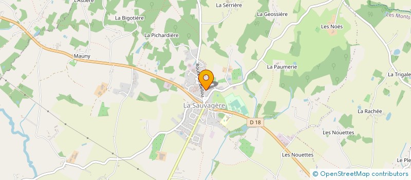 localisation de l'entreprise COM LAV' à LES MONTS-D'ANDAINE