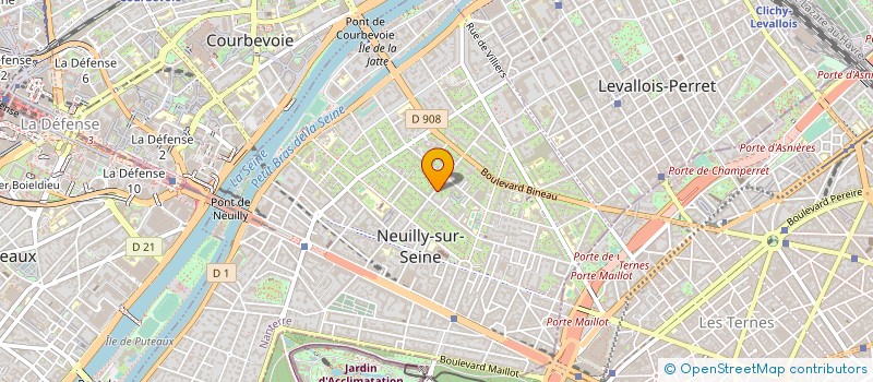 localisation de l'entreprise COM LEAD à NEUILLY-SUR-SEINE