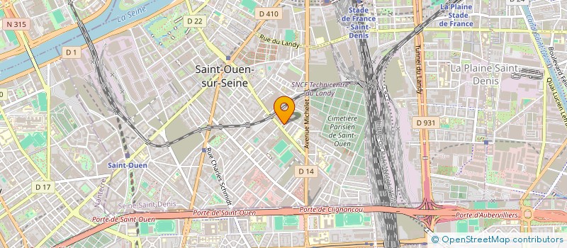 localisation de l'entreprise COM LINDA à SAINT-OUEN-SUR-SEINE