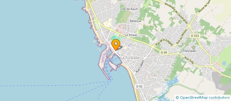 localisation de l'entreprise COM LOCAL PECHE MARITIME ELEVAGES MARINS  LA TURBALLE