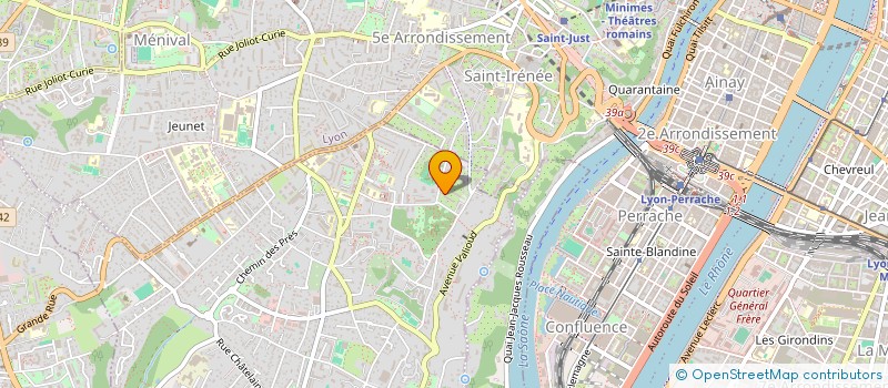 localisation de l'entreprise COM & LOG  SAINTE-FOY-LES-LYON