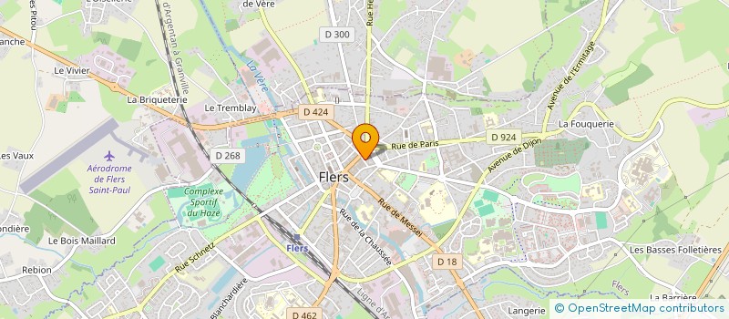 localisation de l'entreprise COM LOISIRS ANIMAT PERS AGES MAISON RETRAITE ATHIS ORNE à ATHIS-VAL DE ROUVRE