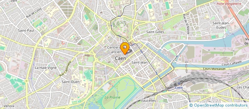 localisation de l'entreprise COM. LP à CAEN