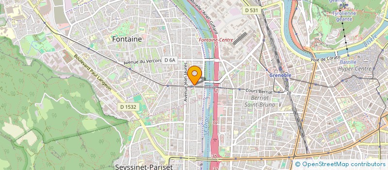 localisation de l'entreprise COM'MEDIA à FONTAINE