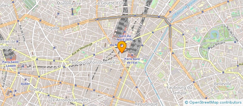 localisation de l'entreprise COM'MEDIA CARACTERE PUBLIC  PARIS