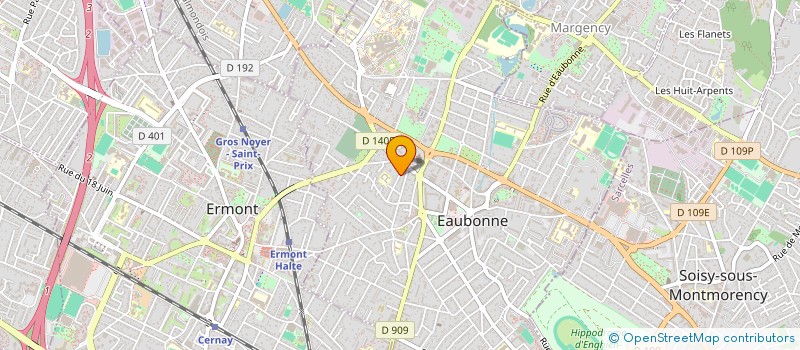 localisation de l'entreprise COM'MEDIA IDEE à EAUBONNE