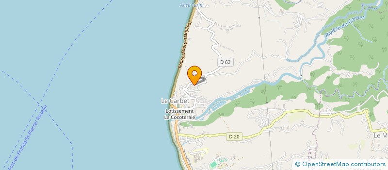 localisation de l'entreprise COM METALLERIE  LE CARBET