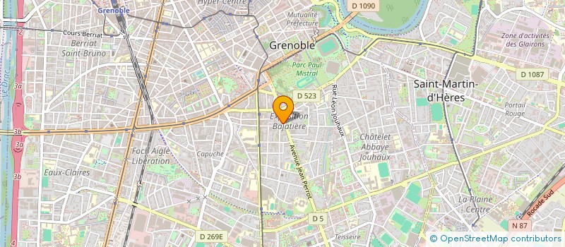 localisation de l'entreprise COM&NET à GRENOBLE