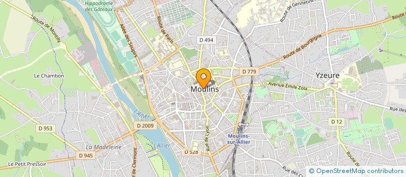 localisation de l'entreprise COM OEU SOC PER COM AGG MOULIN à MOULINS