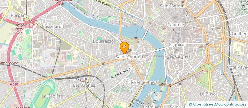 localisation de l'entreprise COM'ON GOLF à TOULOUSE