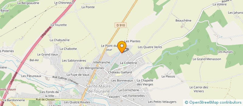 localisation de l'entreprise COM'ON MARKETING AGENCY  SAINTE-MAURE-DE-TOURAINE