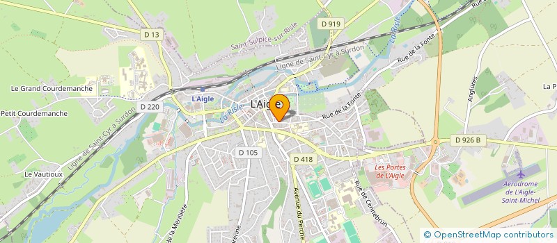 localisation de l'entreprise COM' ON PICTURES à L'AIGLE