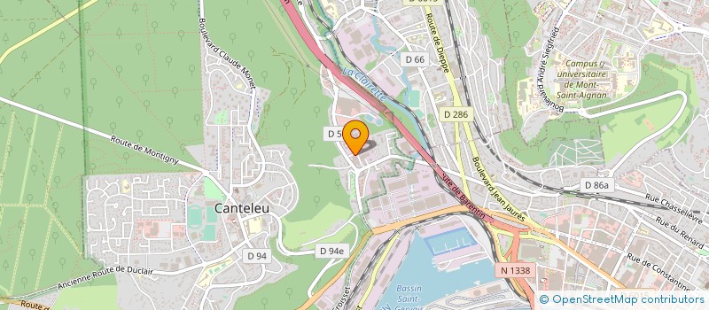 localisation de l'entreprise COM'ON SITE à CANTELEU