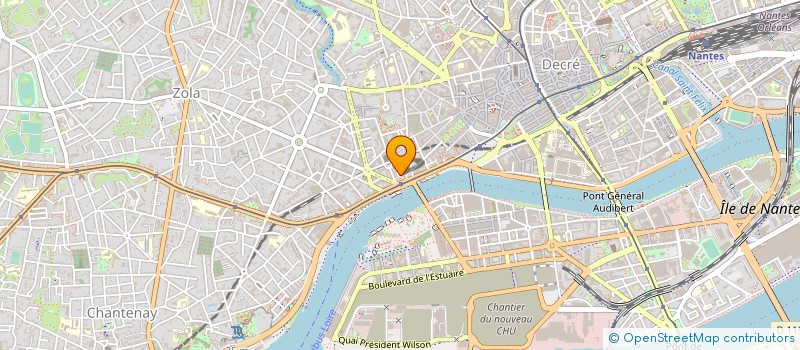 localisation de l'entreprise COM'ON WEST à NANTES