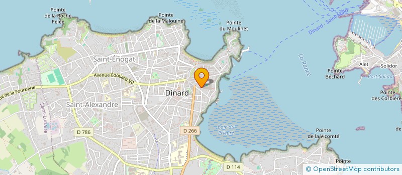 localisation de l'entreprise COM...ONDABUENA  DINARD