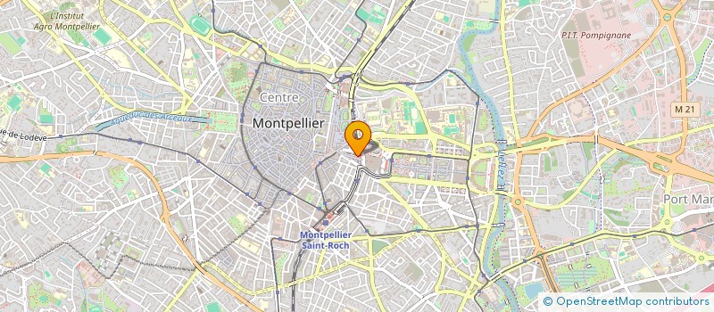 localisation de l'entreprise COM.ONE à MONTPELLIER