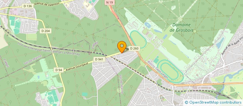 localisation de l'entreprise COM'ONLINE  VILLECRESNES