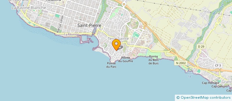 localisation de l'entreprise COM'ORAURE SCI à SAINT-PIERRE