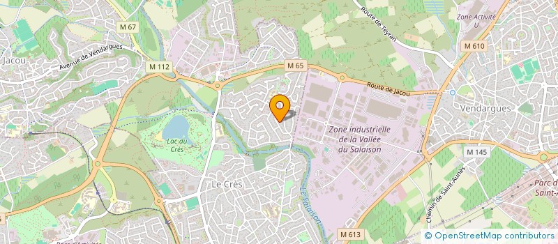 localisation de l'entreprise COM'OSMOZ à LE CRES