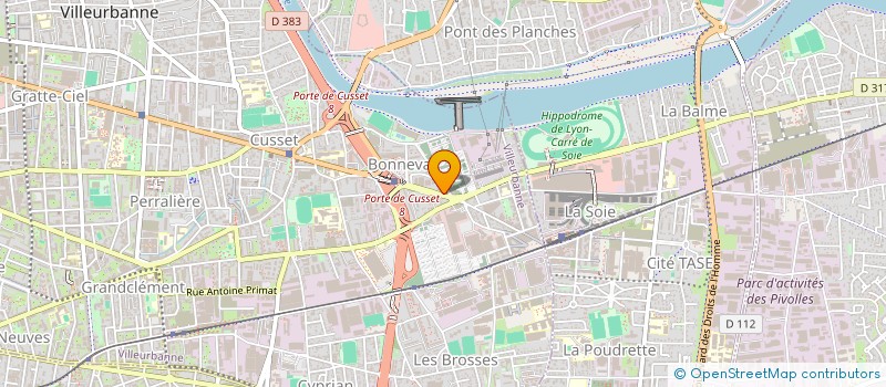 localisation de l'entreprise COM'OVER REGIE à LYON