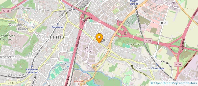 localisation de l'entreprise COM-PACTE à PALAISEAU