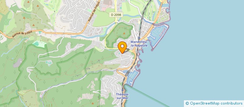 localisation de l'entreprise COM'PAILLES  MANDELIEU-LA-NAPOULE