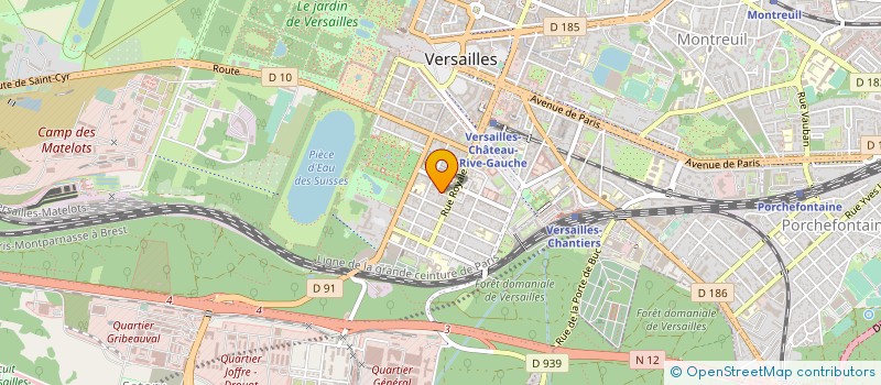 localisation de l'entreprise COM'PARENTS à VERSAILLES