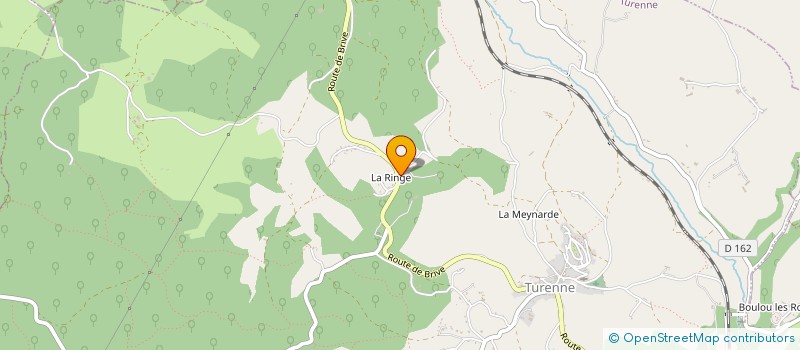 localisation de l'entreprise COM'PART à TURENNE