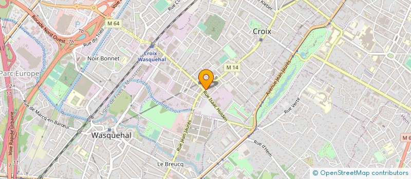 localisation de l'entreprise COM'PLUS à CROIX