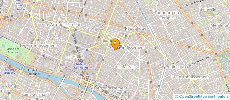 localisation de l'entreprise COM PLUS à PARIS