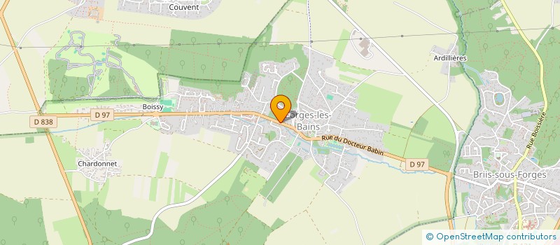 localisation de l'entreprise COM' POUR VOUS PLAIRE  FORGES-LES-BAINS